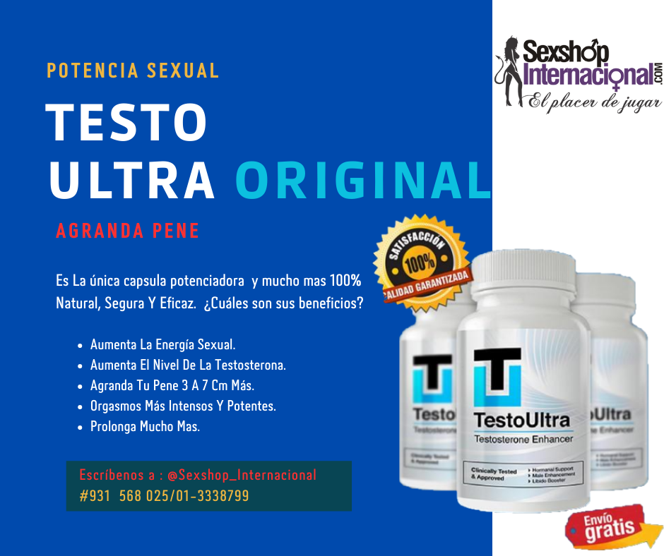 TESTOULTRA PERU POTENCIA MAXIMA DESARROLLO PENE SEXSHOP 931568025